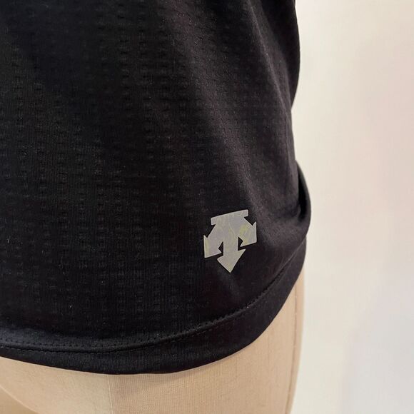 Descente Pink Black Tank Top Cycling Medium Activewear Biking Athletic - Picture 10 of 10